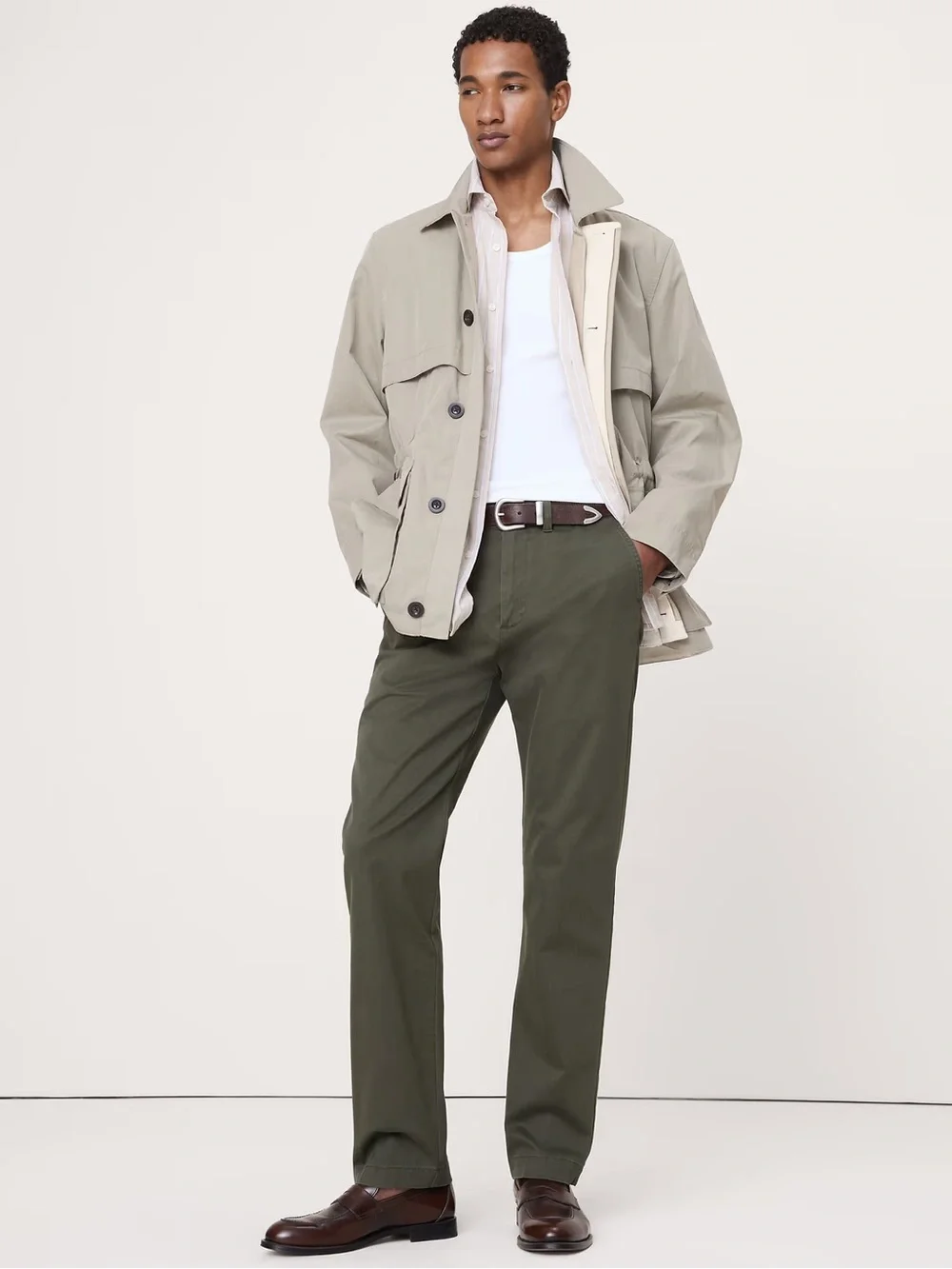 Banana Republic Emerson Straight Lived-In Chino Pants